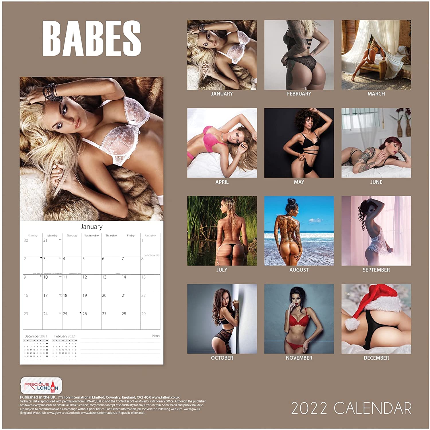 sexy babes calendar